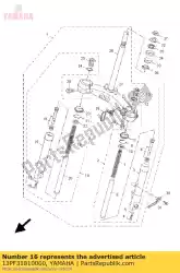 Qui puoi ordinare bullone, calza esagonale da Yamaha , con numero parte 13PF31810000: