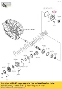 kawasaki 410460025 palier de logement kvf650dbf - La partie au fond