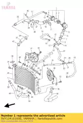 Qui puoi ordinare termostato assy da Yamaha , con numero parte 5VY124101000: