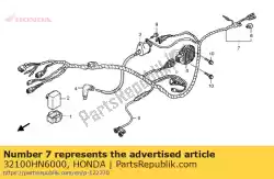 Here you can order the no description available at the moment from Honda, with part number 32100HN6000: