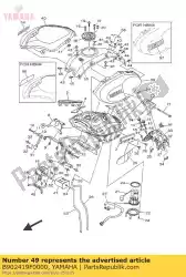 Ici, vous pouvez commander le support, bidon auprès de Yamaha , avec le numéro de pièce B902419F0000: