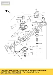 Tutaj możesz zamówić uchwyt-ga? Nik kx250-f1 od Kawasaki , z numerem części 160651168: