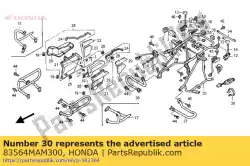 Qui puoi ordinare mat, l. Lato motore inferiore da Honda , con numero parte 83564MAM300:
