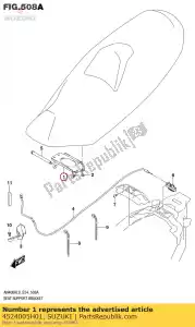 suzuki 4524005H01 staffa, sede ciao - Il fondo