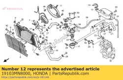 Honda 19103MN8000, Capuchon, thermostat, OEM: Honda 19103MN8000