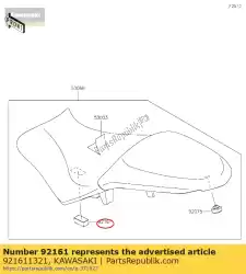 Qui puoi ordinare serranda, sede zx636-b2 da Kawasaki , con numero parte 921611321: