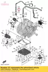 Ici, vous pouvez commander le tuyau, huile 1 auprès de Yamaha , avec le numéro de pièce 2HCE346400: