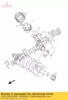 13S116561000, Yamaha, rolamento plano, biela yamaha yzf r 600 2008 2009 2010 2011 2012 2013 2014 2015 2016, Novo