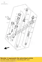 5114017H00, Suzuki, buis, buitenste, l suzuki gsx  fua fu gsf bandit s f su sa sua fa a ua u gsf650nsnasa gsx650f gsx650fa 650 , Nieuw