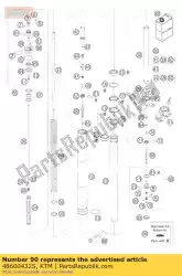 adapter aanpassen. Knop + bus. 05 van KTM, met onderdeel nummer 48600432S, bestel je hier online: