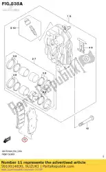 pad set van Suzuki, met onderdeel nummer 5910014830, bestel je hier online: