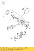 T2700384, Triumph, montaggio del faro del tubo triumph thruxton 900 thruxton 900 carbs 900 2005 2006 2007, Nuovo