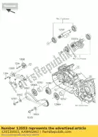 120530003, Kawasaki, guida-catena, lungo kawasaki vn voyager custom k classic e h d b  a c f tourer abs g vulcan lt j limited vn2000 vn1700 1700 nomad 2000 , Nuovo