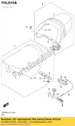 Tutaj możesz zamówić przewodnik, blokada siedzenia od Suzuki , z numerem części 4528814F00: