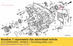 Aqui você pode pedir o placa, configuração de rolamento primário em Honda , com o número da peça 21122MN5000: