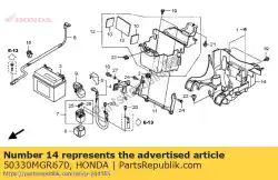 geen beschrijving beschikbaar op dit moment van Honda, met onderdeel nummer 50330MGR670, bestel je hier online: