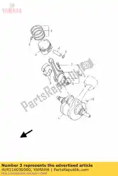 Aqui você pode pedir o conjunto de anel de pistão (std) em Yamaha , com o número da peça 4VR116030000: