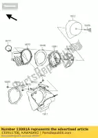 130911708, Kawasaki, soporte, elemento kx125-h2 kawasaki kx 125 250 1991 1994 1995 1996 1997 1998 1999 2000 2001 2002 2003 2004 2005 2006 2007 2008, Nuevo