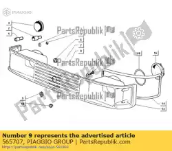 Qui puoi ordinare scudo da Piaggio Group , con numero parte 565707: