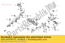 Qui puoi ordinare nessuna descrizione disponibile al momento da Honda , con numero parte 50610GFM970: