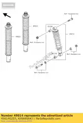 Tutaj możesz zamówić shockabsorber kvf360a9f od Kawasaki , z numerem części 450140255: