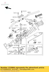 Qui puoi ordinare titolare da Suzuki , con numero parte K132800056: