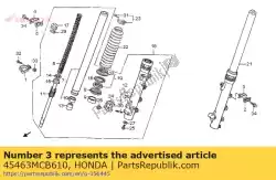 Qui puoi ordinare morsetto d, tubo flessibile del freno da Honda , con numero parte 45463MCB610: