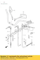 Qui puoi ordinare cable assy, ?? Thro da Suzuki , con numero parte 5830012F00: