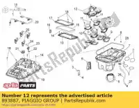 893887, Piaggio Group, trompetas del sistema móvil aprilia  rsv rsv4 1000 2009 2010 2011 2012 2013, Nuevo