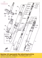 2VM23170L000, Yamaha, cilindro comp., forcella anteriore yamaha yz tt ttw 250 600, Nuovo