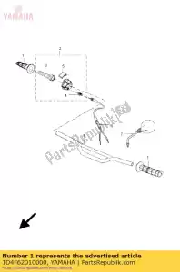 yamaha 1D4F62010000 conjunto de punhos - Lado inferior