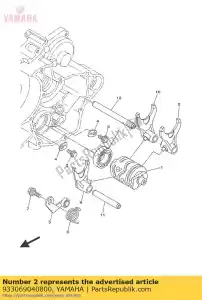 yamaha 933069040800 palier - La partie au fond