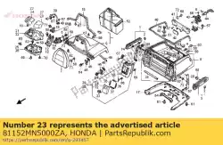 dekking b, r. Type armleuning * van Honda, met onderdeel nummer 81152MN5000ZA, bestel je hier online: