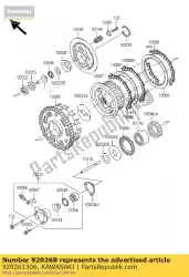 Tutaj możesz zamówić spacer zx900-a4 od Kawasaki , z numerem części 920261306: