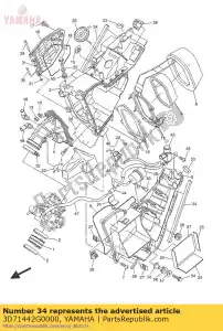 yamaha 3D71442G0000 amortecedor 3 - Lado inferior