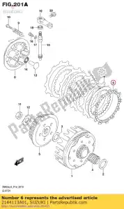 suzuki 2144113A01 tarcza sprz?g?a dr - Dół