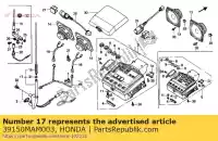 39150MAM003, Honda, antenne assy., radio honda gl goldwing se  valkyrie f6c gold wing interstate i aspencade a gl1500 gl1500se gl1500a 1500 , Nouveau