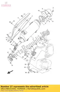 yamaha 5RU148031000 zestaw wlotu powietrza - Dół