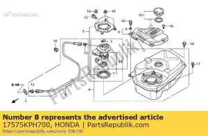 Honda 17575KPH700 couvercle, pompe à carburant - La partie au fond