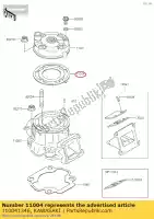 110041346, Kawasaki, junta de culata kx65-a1 kawasaki  kx 65 2000 2001 2002 2003 2005 2006 2007 2008 2009 2010 2011 2012 2013 2014 2015 2016 2017 2018 2019 2020, Nuevo