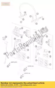 ktm 60013012200 tubo freno anteriore adv. s 05 - Il fondo