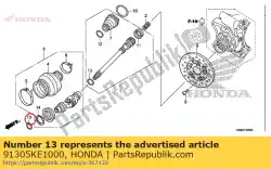 Here you can order the oring, 19. 4x2. 3 from Honda, with part number 91305KE1000: