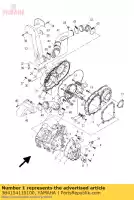 3B4154110100, Yamaha, coperchio, carter 1 yamaha yxr 700 2008 2009 2011 2012 2013, Nuovo