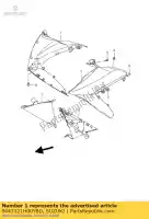 9447321H00YBD, Suzuki, capota, lateral, r suzuki gsx r 1000 2007, Novo