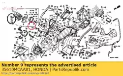 Here you can order the cover from Honda, with part number 35610MCAA81: