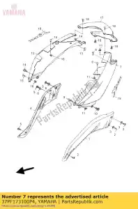 yamaha 37PF173100P4 pokrywa boczna 3 mdbm1 - Dół