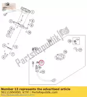 90111066000, KTM, blokada zap?onu ktm  duke 125 200 250 390 2011 2012 2013 2014 2015 2016 2017 2018 2019, Nowy