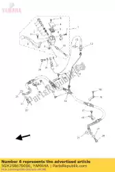 Ici, vous pouvez commander le support, maître-cylindre auprès de Yamaha , avec le numéro de pièce 5GH258670000: