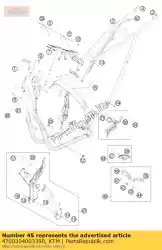 Qui puoi ordinare poggiapiedi l. + r. Cpl. 85 sx 03 da KTM , con numero parte 4700304003390: