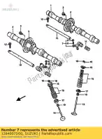 1284007D00, Suzuki, arm, vlv rocker suzuki gsx r750r 750 , Nieuw